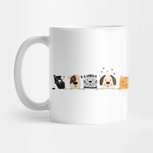 Cat and dog lovers Mug